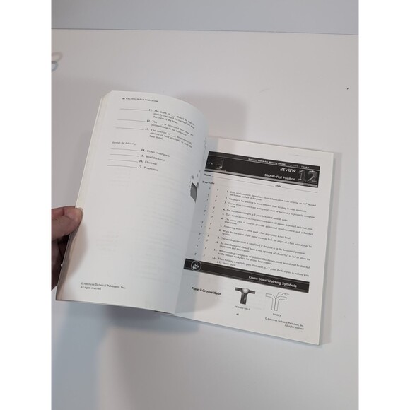 Jonathan Gosse WELDING SKILLS WORKBOOK 2010 4th edition Softcover  GOOD - Picture 7 of 12